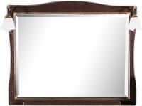 Зеркало ASB-Woodline Модена 105 орех, патина золото