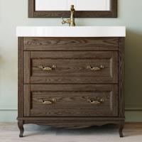 Тумба под раковину ValenHouse Лиора 90 кальяри, фурнитура бронза