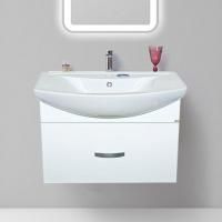 Тумба с раковиной Misty Балтика 80 подвесная, с 1 ящиком