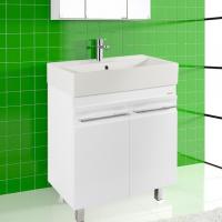 Тумба с раковиной Vod-Ok Мальта 70 белая