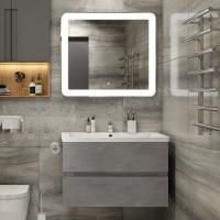 Мебель для ванной Art&Max Techno 90 подвесная, айс какао