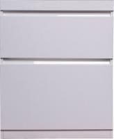 Тумба под раковину Style Line Даллас 130 Люкс Plus напольная, белая