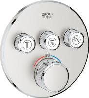 Смеситель для душа Grohe Grohtherm SmartControl 29121DC0 термостат, суперсталь