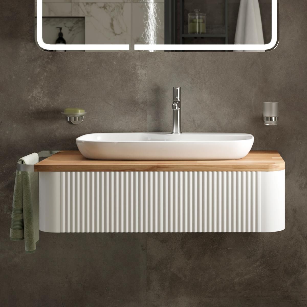 Тумба с раковиной ValenHouse Лючия 110