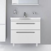 Тумба с раковиной Am.Pm Like S 80 напольная, белый глянец