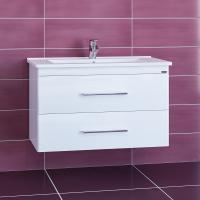 Тумба с раковиной СанТа Вегас 85 подвесная, 2 ящика