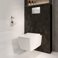 Унитаз подвесной VitrA Metropole Rim-ex 7672B003-0075 безободковый