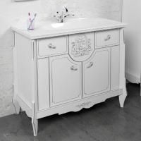 Тумба с раковиной Edelform Luise 100 белая