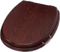 Крышка-сиденье Simas Lante LA008 орех, с микролифтом, петли хром