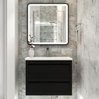 Мебель для ванной Art&Max Platino 75 подвесная, черная матовая