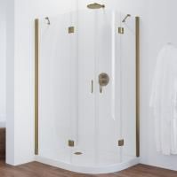 Душевой уголок Vegas Glass AFS-F 120*90 05 01 L профиль бронза, стекло прозрачное