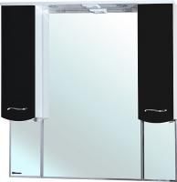 Зеркало-шкаф Bellezza Мари 105 белый/черный