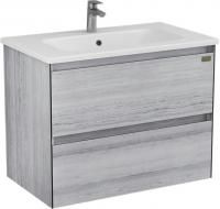 Тумба с раковиной Edelform Сириус 80 серый травертин