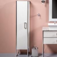 Пенал Armadi Art Monaco L, белый, хром