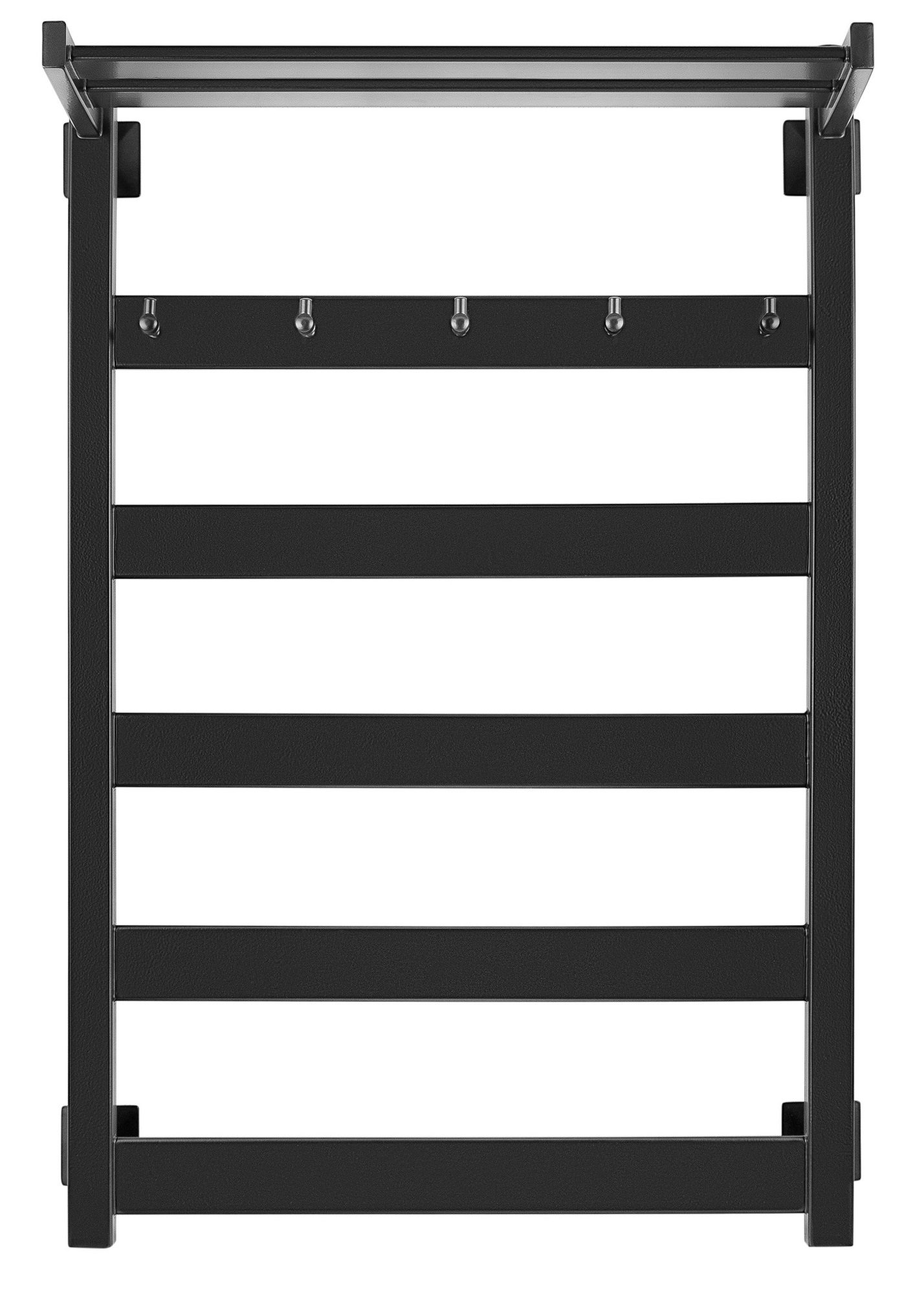 Полотенцесушитель электрический Secado Комано 1 КСП 80/40 R, черный матовый