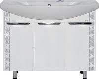 Тумба под раковину Misty Престиж 105 серебряная патина