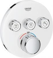 Смеситель с термостатом для душа Grohe Grohtherm SmartControl 29904LS0 moon white