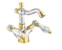 Смеситель для биде Fiore Gioielli Swarovski® 08CO0635, хром/золото