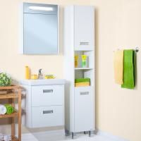 Мебель для ванной Бриклаер Палермо 55/3 подвесная, с 2 ящиками