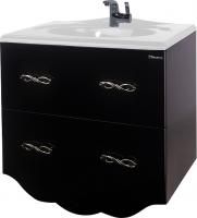 Тумба под раковину Bellezza Версаль 80 черная