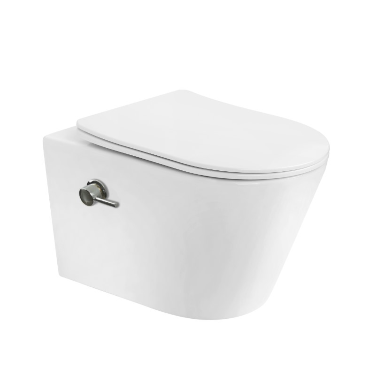 Унитаз подвесной Boheme Avva 973-SET-2-W с функцией биде и сидением микролифт