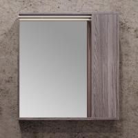 Зеркало-шкаф Aquaton Стоун 80 грецкий орех, с подсветкой