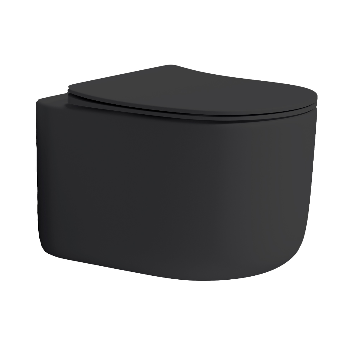 Унитаз подвесной Boheme Flow 969-SET-B с сидением