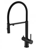 Смеситель для кухни Wonzon & Woghand WW-88458009-MB c подключением фильтра