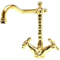 Смеситель для раковины Webert Armony AM700302010 золото