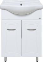 Тумба с раковиной Misty Классик 60 с бельевой корзиной