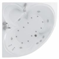 Акриловая ванна Triton Виктория 150х150 см с цветным стеклом