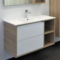 Тумба с раковиной Comforty Гамбург 90 дуб сонома