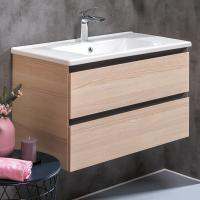 Тумба с раковиной Armadi Art Capolda 85 light wood