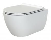 Подвесной унитаз Boheme Bianca 963 белый матовый с сидением микролифт