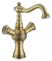 Смеситель для раковины Zorg Antic A 5006U-BR