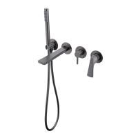 Смеситель для ванны Raglo R07.32.09 встраиваемый, графит