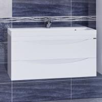 Тумба с раковиной СанТа Сатурн 100 подвесная