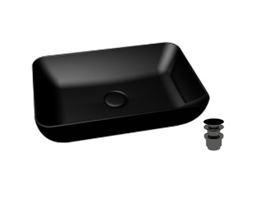 Черные накладные раковины от Kerama Marazzi