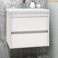 Тумба с раковиной Art&Max Family 60, подвесная, Bianco Lucido