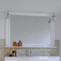 Зеркало СанТа Монарх 120 белое