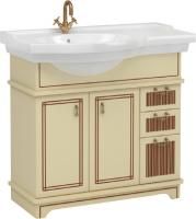 Тумба под раковину Aquanet Луис 90 бежевая L