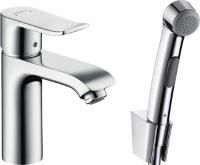 Смеситель для раковины Hansgrohe Metris 31285000 с гигиеническим душем