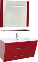 Мебель для ванной Bellezza Берта подвесная 90 красная