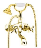 Смеситель для ванны Fiore Margot Sky Swarovski® 01OO0600, золото
