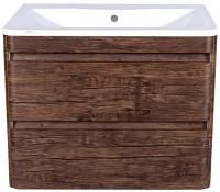 Тумба под раковину Style Line Атлантика 80 Люкс Plus, подвесная, старое дерево