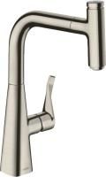 Смеситель для кухни Hansgrohe Metris Select M71 73802800 сталь