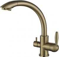 Смеситель для кухни Paulmark Essen Es213001Br бронза