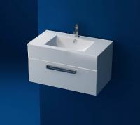 Тумба с раковиной Triton Ника 75 подвесная, 1 ящик, белая