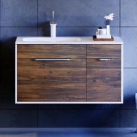 Тумба под раковину Aqwella 5 stars Malaga 90 L крафт темный