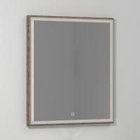 Зеркало Vod-Ok Лайт 70 крымский дуб с подсветкой